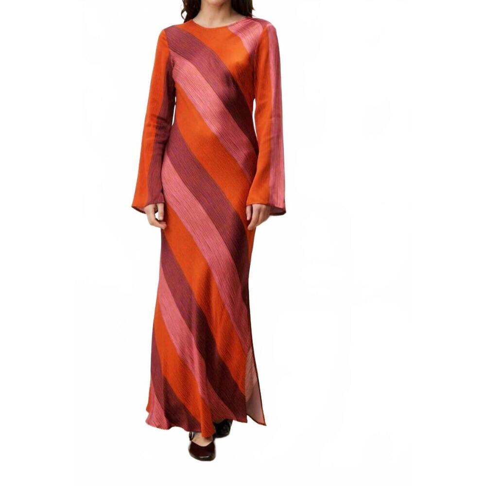 NEW FRNCH women's labelle dress in red stripe